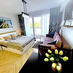 Superior Baltic With Terrace - Free Pool, Saunas, Jacuzzi, Fitness, Salzgrotte Kolobrzeg